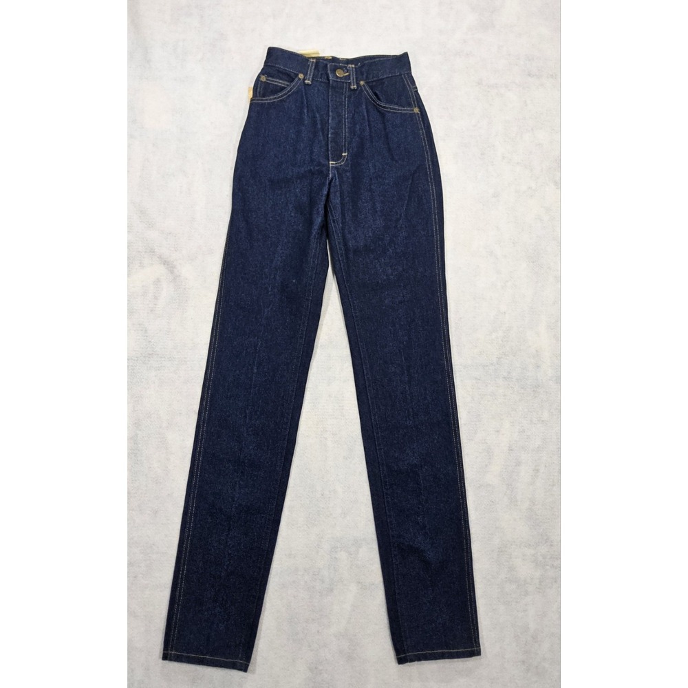 Vtg Womans‎ Jeans LEE 0 NEW Tapered Rider High Rise 70s Made In USA Western